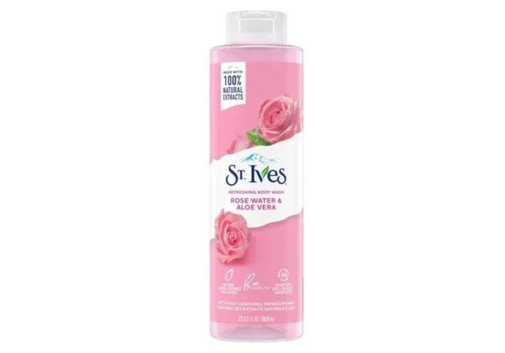 Sữa tắm dưỡng da St Ives hoa hồng và lô hội