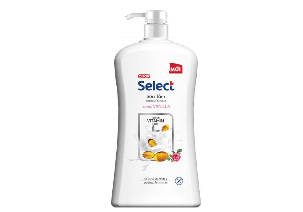 Sữa tắm hương vani vitamin E Coop Select