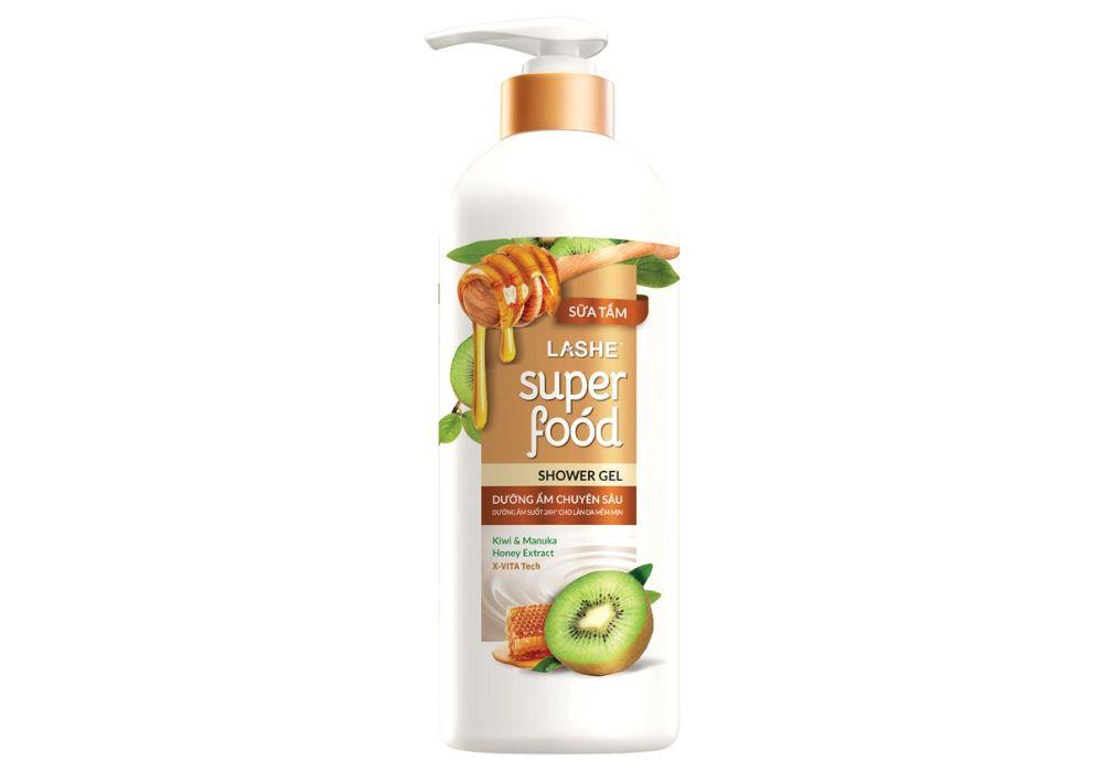 Sữa tắm Lashe Super food dưỡng ẩm chuyên sâu
