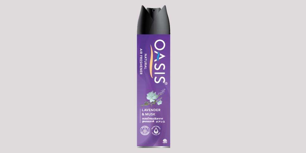 Xịt phòng Oasis natural lavender & musk