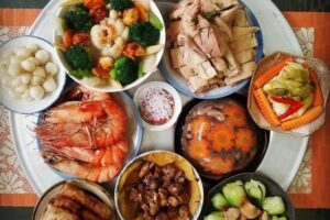 Mâm cỗ ngày Tết của 3 miền