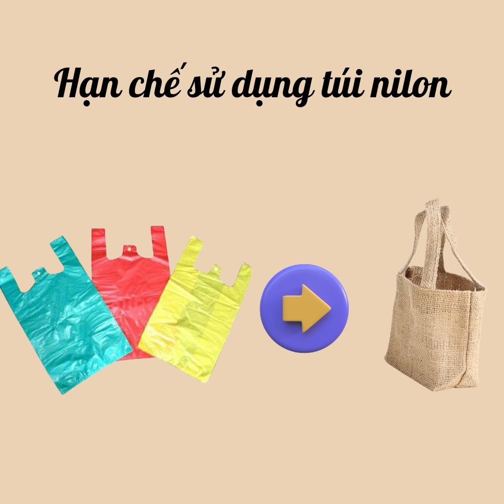 Hạn chế sử dụng túi nilon