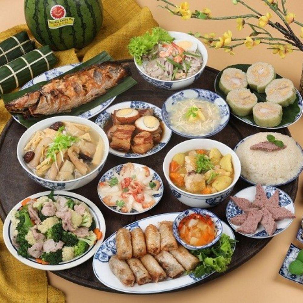Mâm cúng tất niên ngày tết