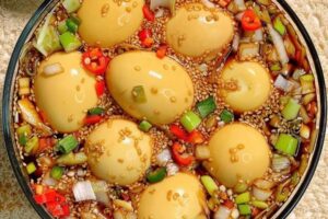 Cách làm trứng ngâm tương