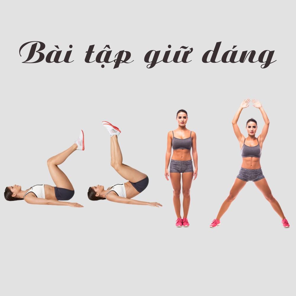 Các bài tập giữ dáng hiệu quả nhất cho người bận rộn