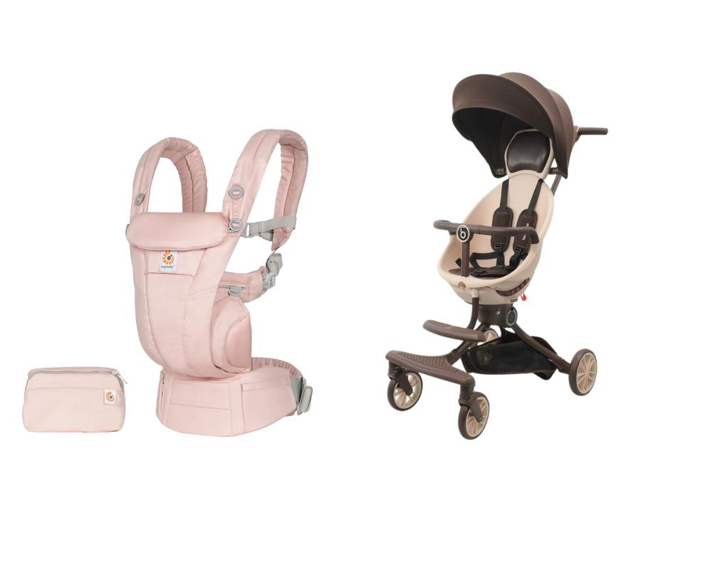 Chuẩn bị đai địu, xe đẩy cho bé
