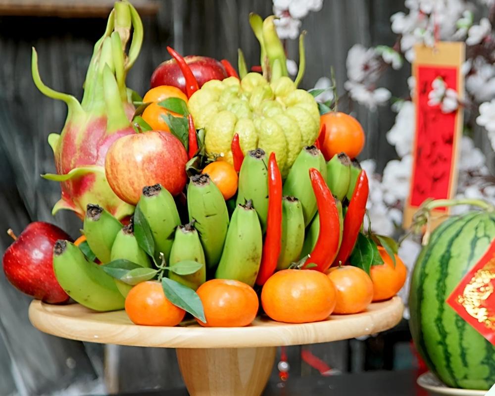 Mâm ngũ quả miền Bắc